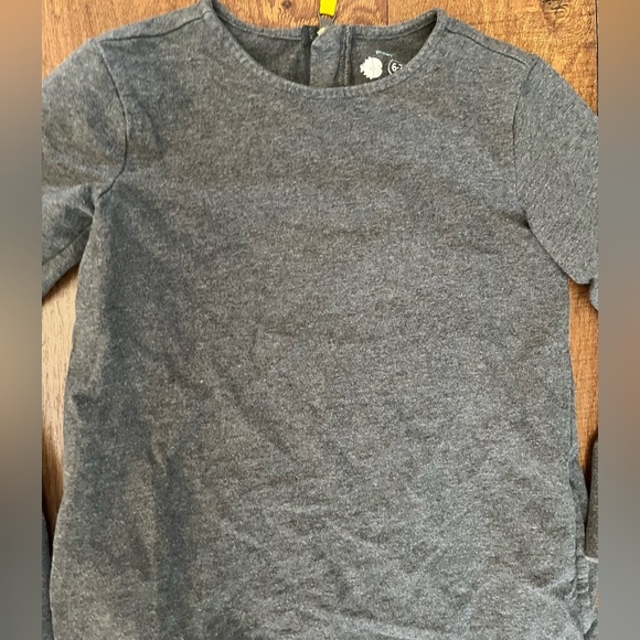 Primary girls dress Sz 6/7 gray pockets - Picture 2 of 6